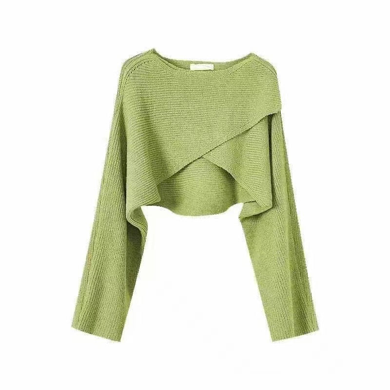 Pull femme décontracté asymétrique texturé