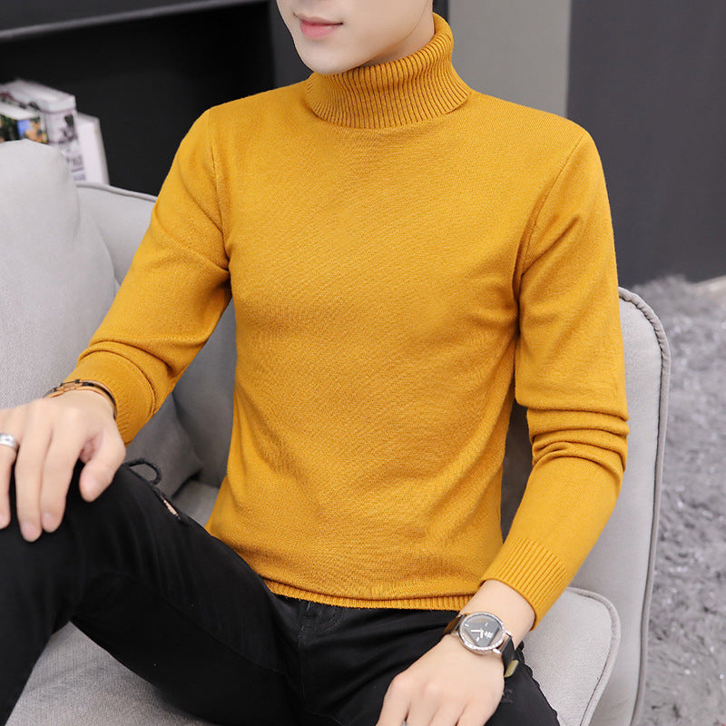 Herren Pullover Hochgeschlossen Elegant Strick - IdealeKleiden