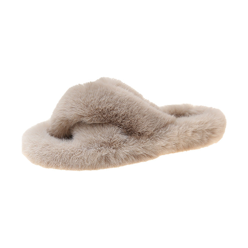 Chaussons en peluche doux et moelleux pour femmes