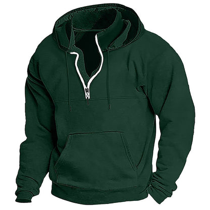 Sweat-shirt à capuche homme Confortable Fermeture éclair