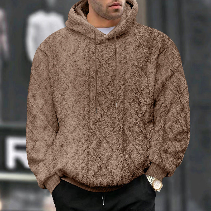Pull-over homme ultra-doux maille texturée