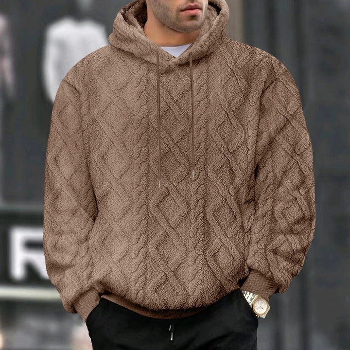 Pull-over homme ultra-doux maille texturée