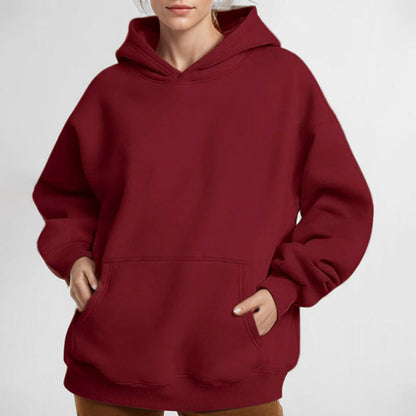 Robe pull à capuche tendance pour femme
