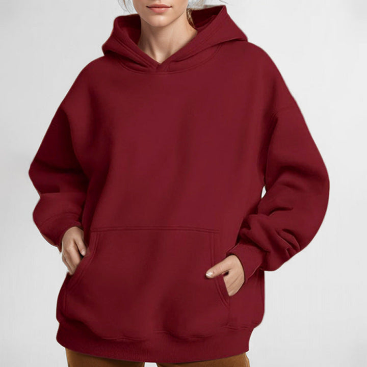 Robe pull à capuche tendance pour femme