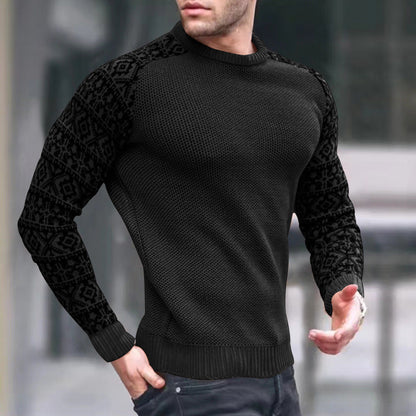 Pull en maille homme Motif graphique Style tendance