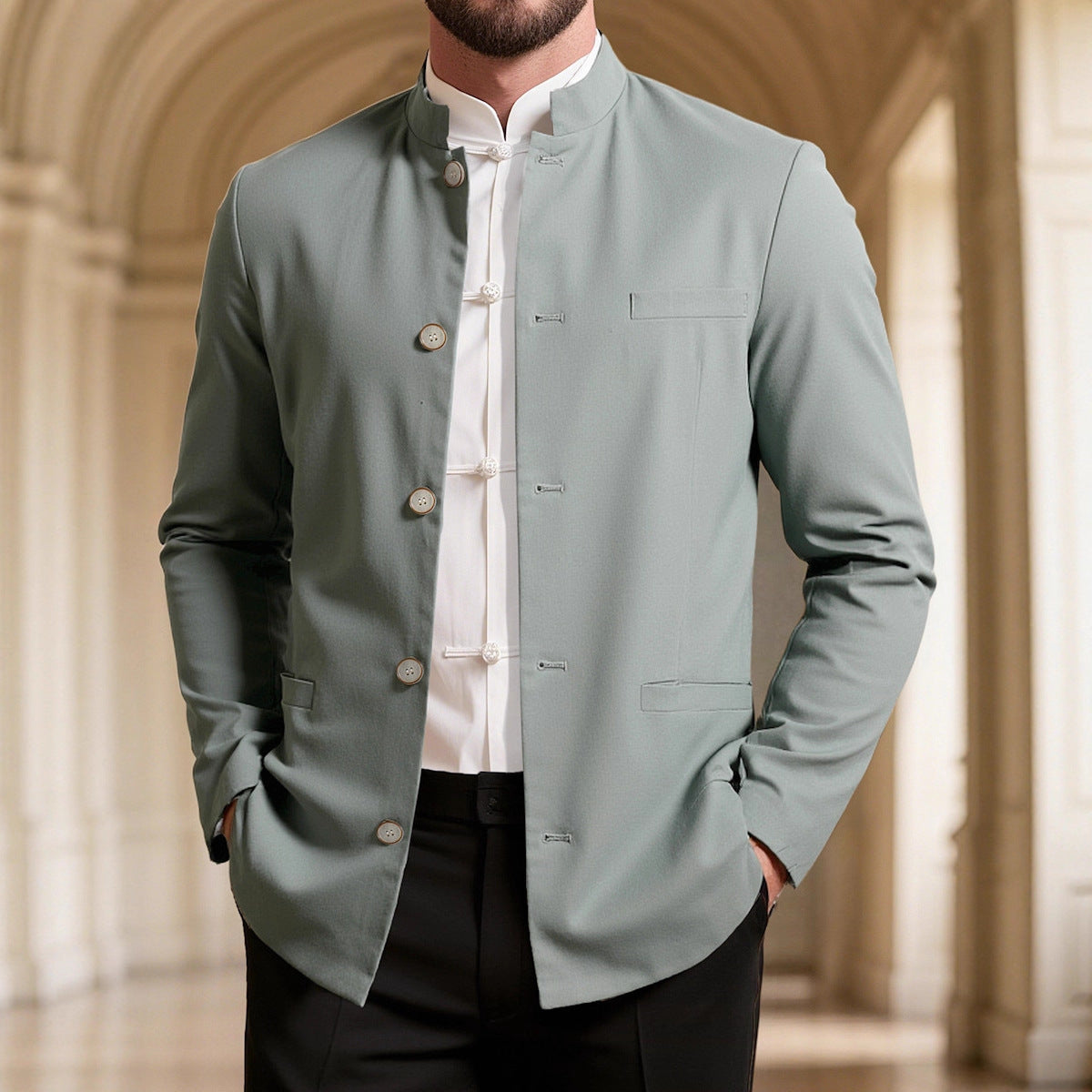 Herren Blazer Slim Fit Modern Elegant - IdealeKleiden