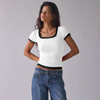 Soutien-gorge sans fil femme, coupe ajustée, col rond