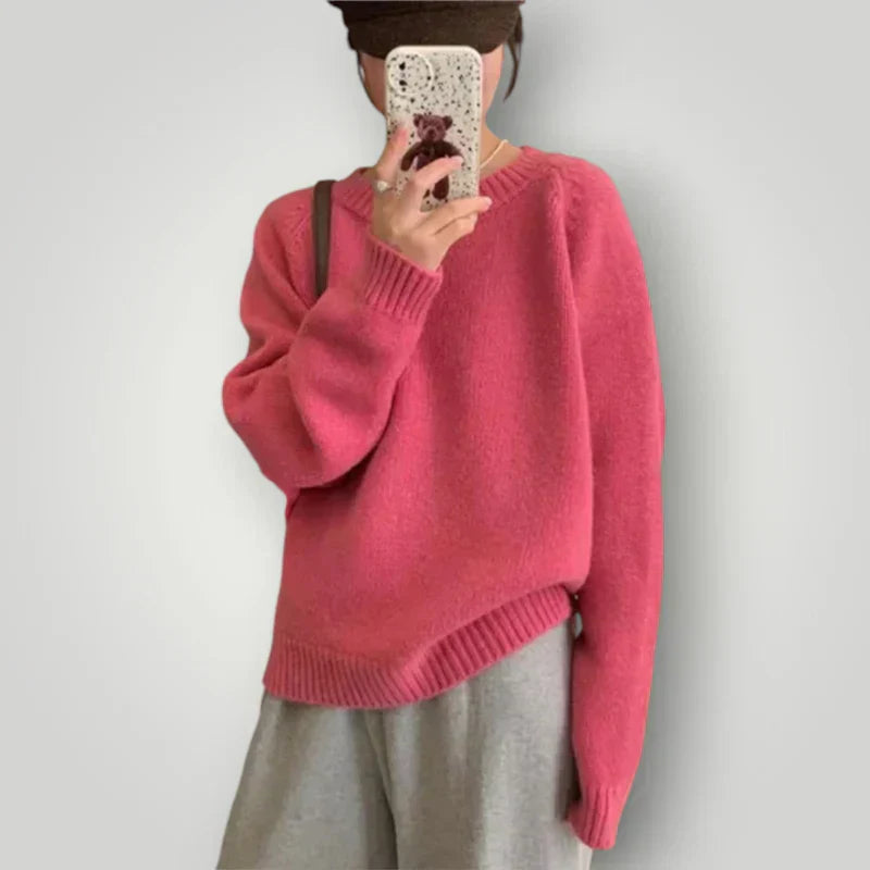 Pull tricoté chaud pour femme
