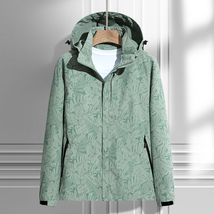 Coupe-vent femme capuche zippé