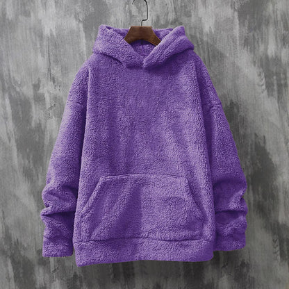 Sweat à capuche polaire doux et élégant pour femme