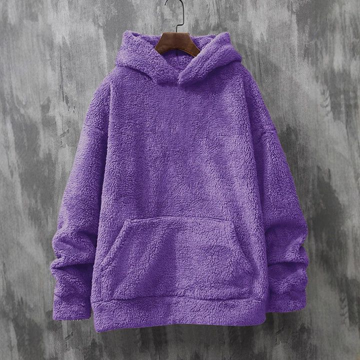 Sweat à capuche polaire doux et élégant pour femme