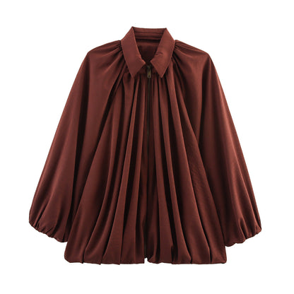 Blouse Femme Coupe Ample Légère Volants
