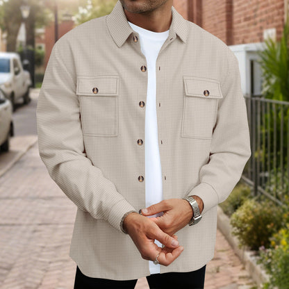 Chemise homme, coupe moderne, design avec poches