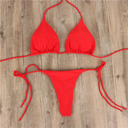 Ensemble Bikini Femme Simple Élégant Ajustable
