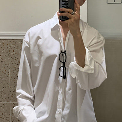 Chemise homme oversize coton confortable