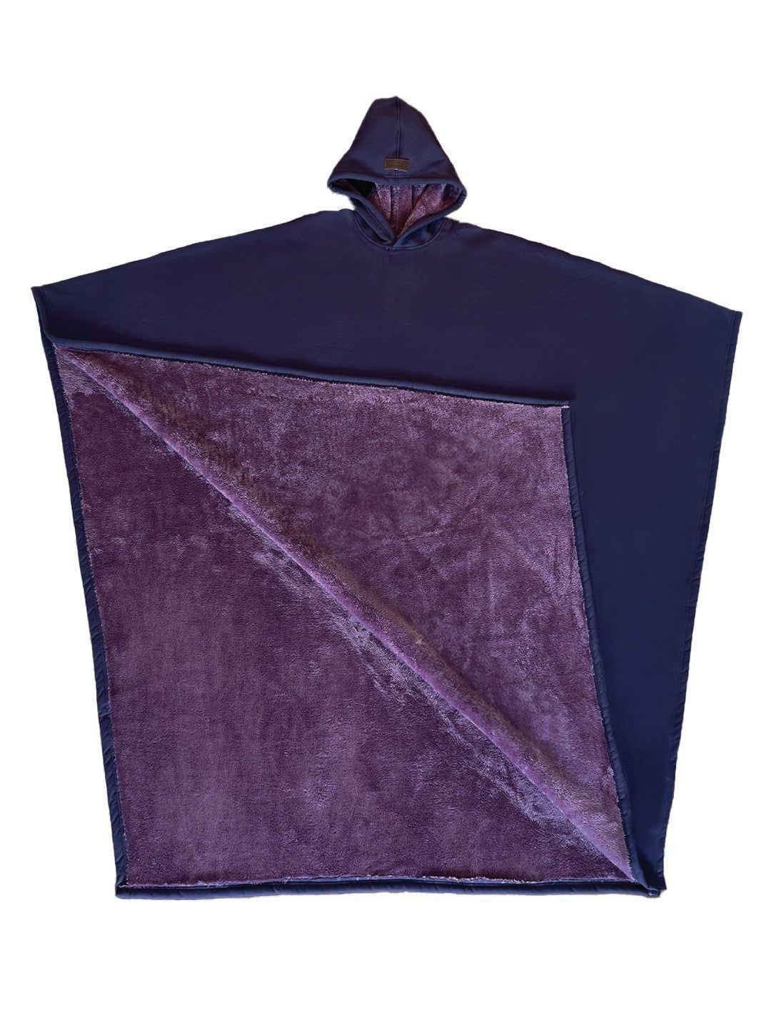 Poncho douillet en polaire douce pour femme