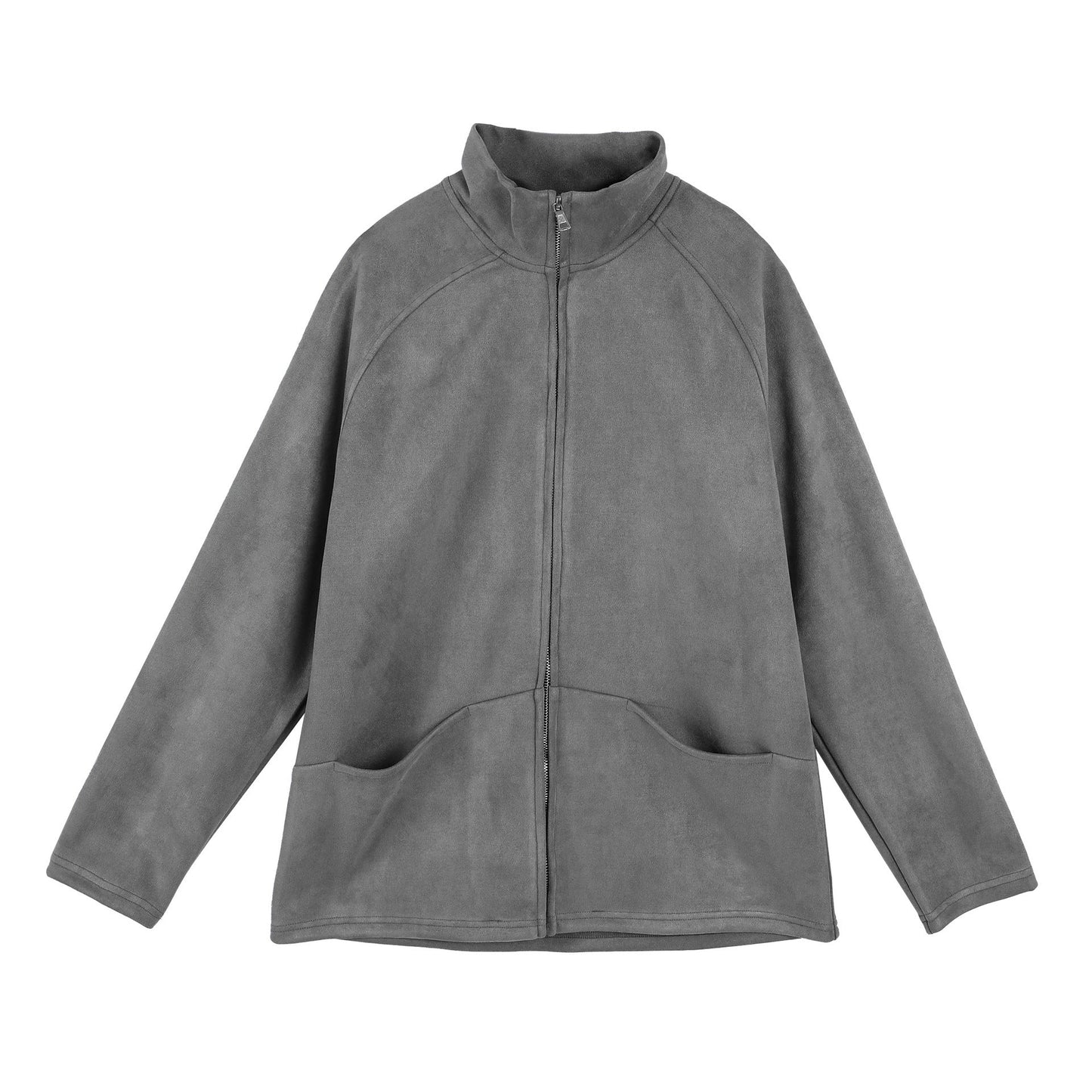 Veste polaire femme chaude col montant pratique