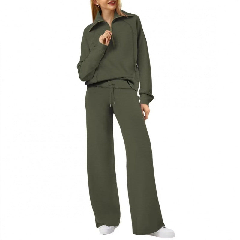 Ensemble de sport pour femme avec col montant et bretelles