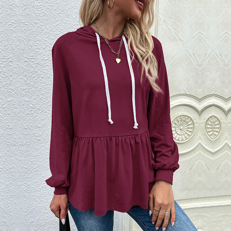Sweat-shirts stylés pour femmes à volants