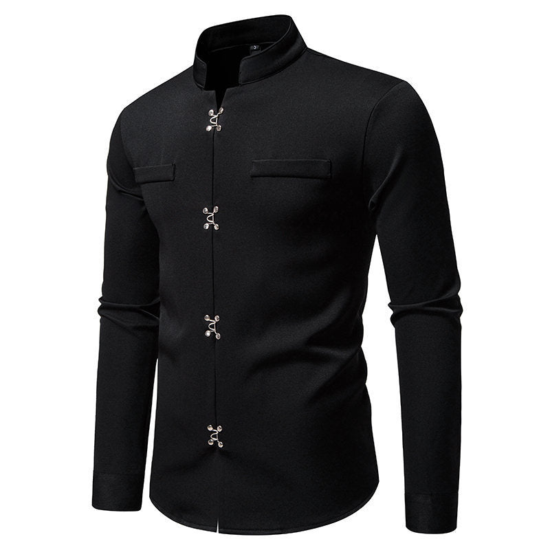 Chemise homme exclusive à motif asiatique