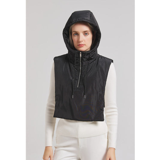 Damen Kapuzenjacke Hochkragen Verstellbar Stylish - IdealeKleiden