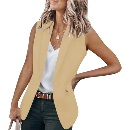 Blazer sans manches pour femme Moderne Élégant