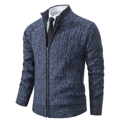Gilet homme col montant motif tendance