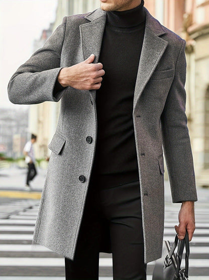 Manteau en laine pour homme Design élégant Classique