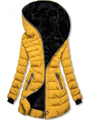 Veste d'hiver femme chaude isolée élégante