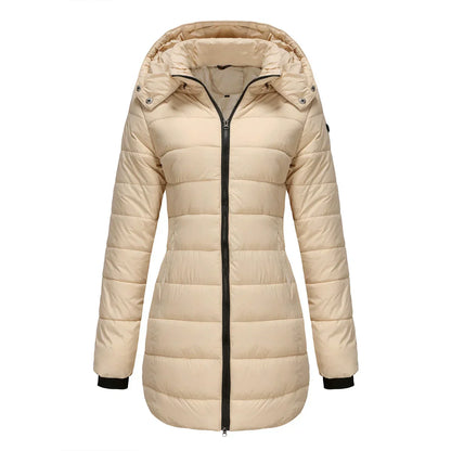 Doudoune matelassée pour femme, chaude et isolée