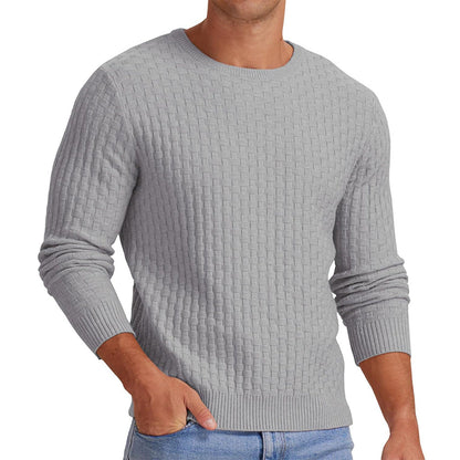 Sweatshirt homme manches longues col rond design moderne