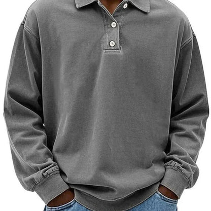 Polo manches longues homme sportif