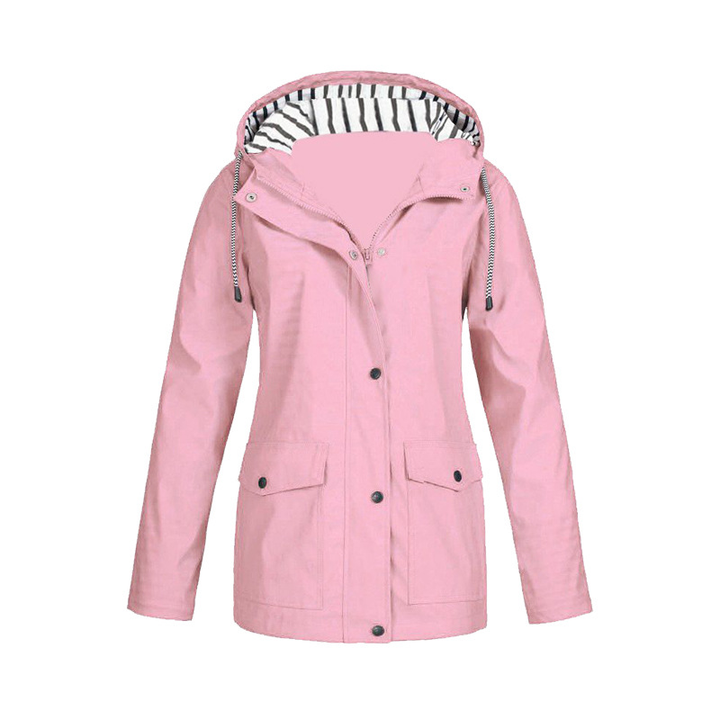 Veste femme imperméable Capuche Fermeture éclair