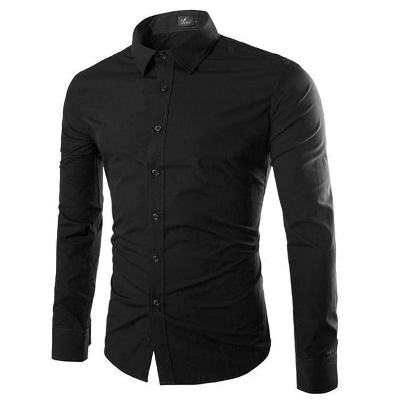 Chemise homme élégante manches longues moderne