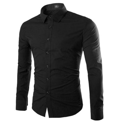 Chemise homme élégante manches longues moderne