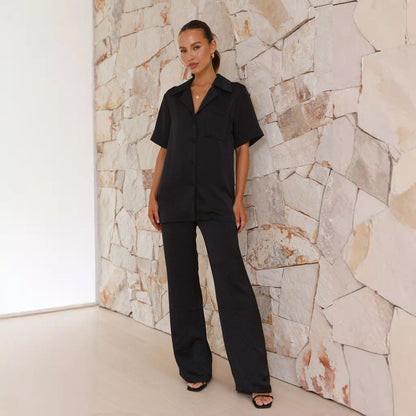 Pyjama Femme Satin Design Élégant Confortable