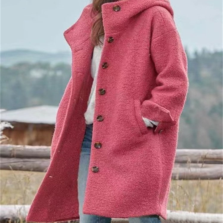 Manteau d'hiver femme Manches longues Confortable Élégant