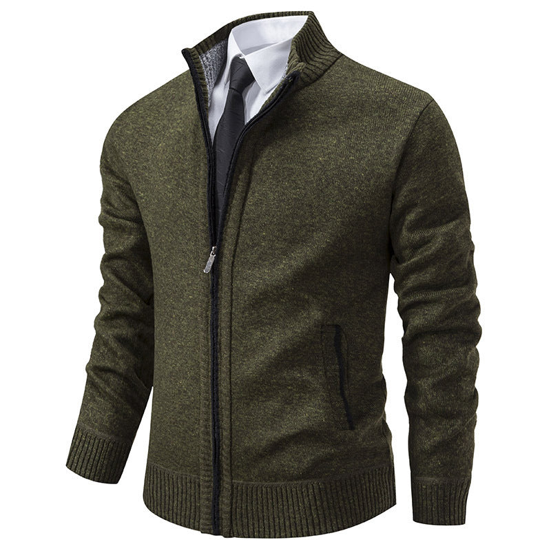Veste de sport homme Col montant Fermeture éclair Moderne