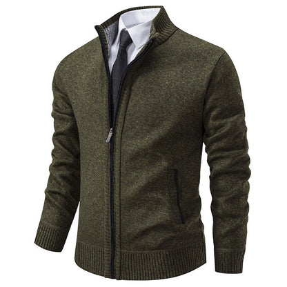 Veste de sport homme Col montant Fermeture éclair Moderne