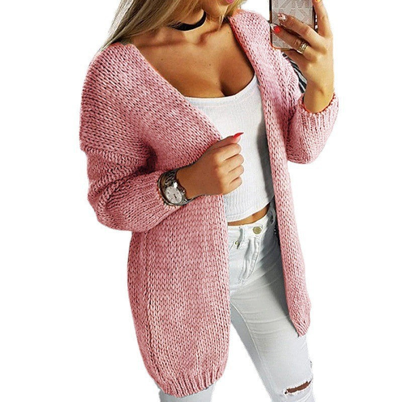 Gilet Femme Décontracté Ouvert Col V
