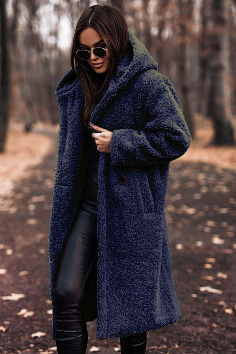 Manteau oversize femme doux et confortable
