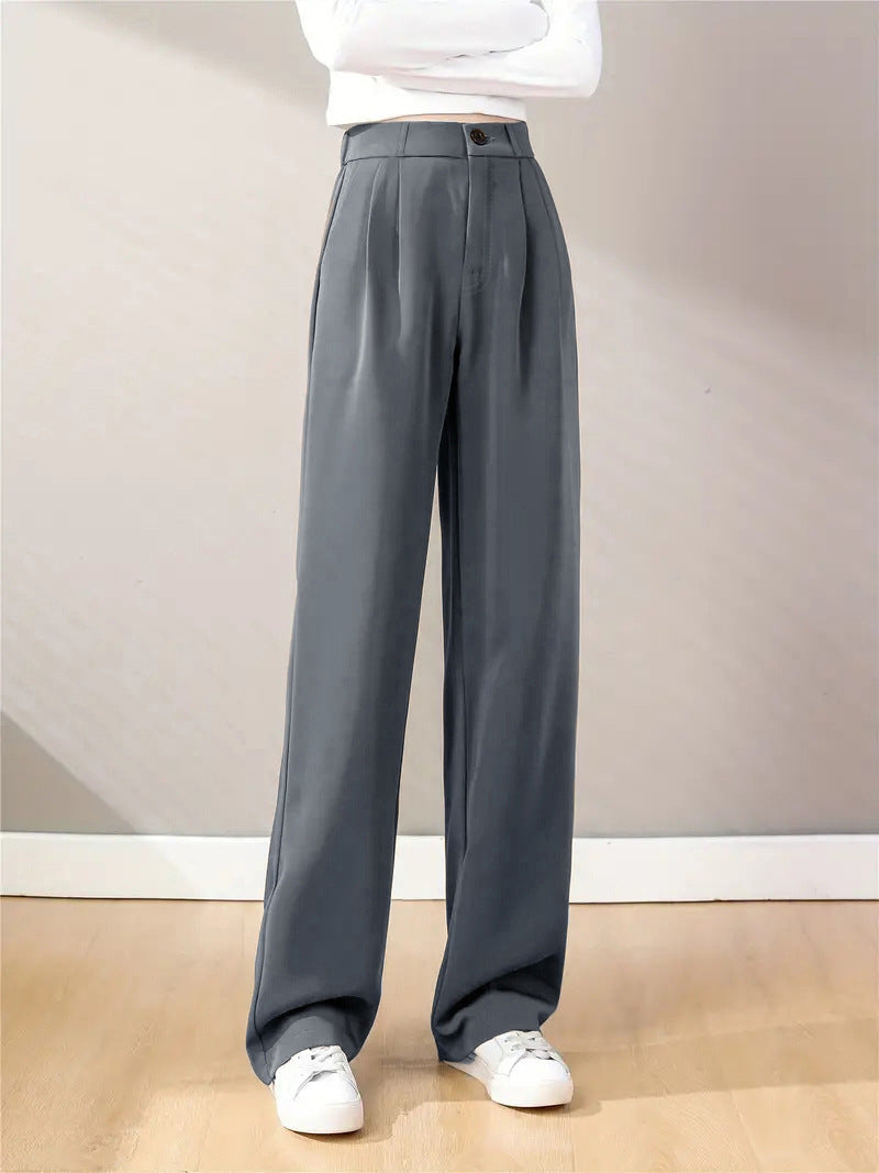 Pantalon femme taille haute Confortable Élégant