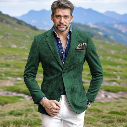 Blazer homme velours coupe élégante