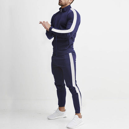 Survêtement de sport pour homme design à rayures