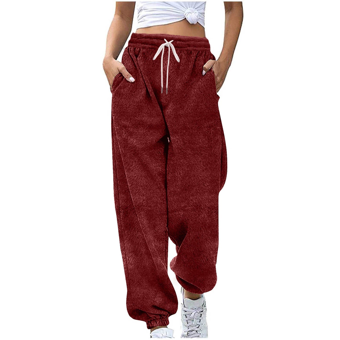 Pantalons confortables Femme Coupe décontractée