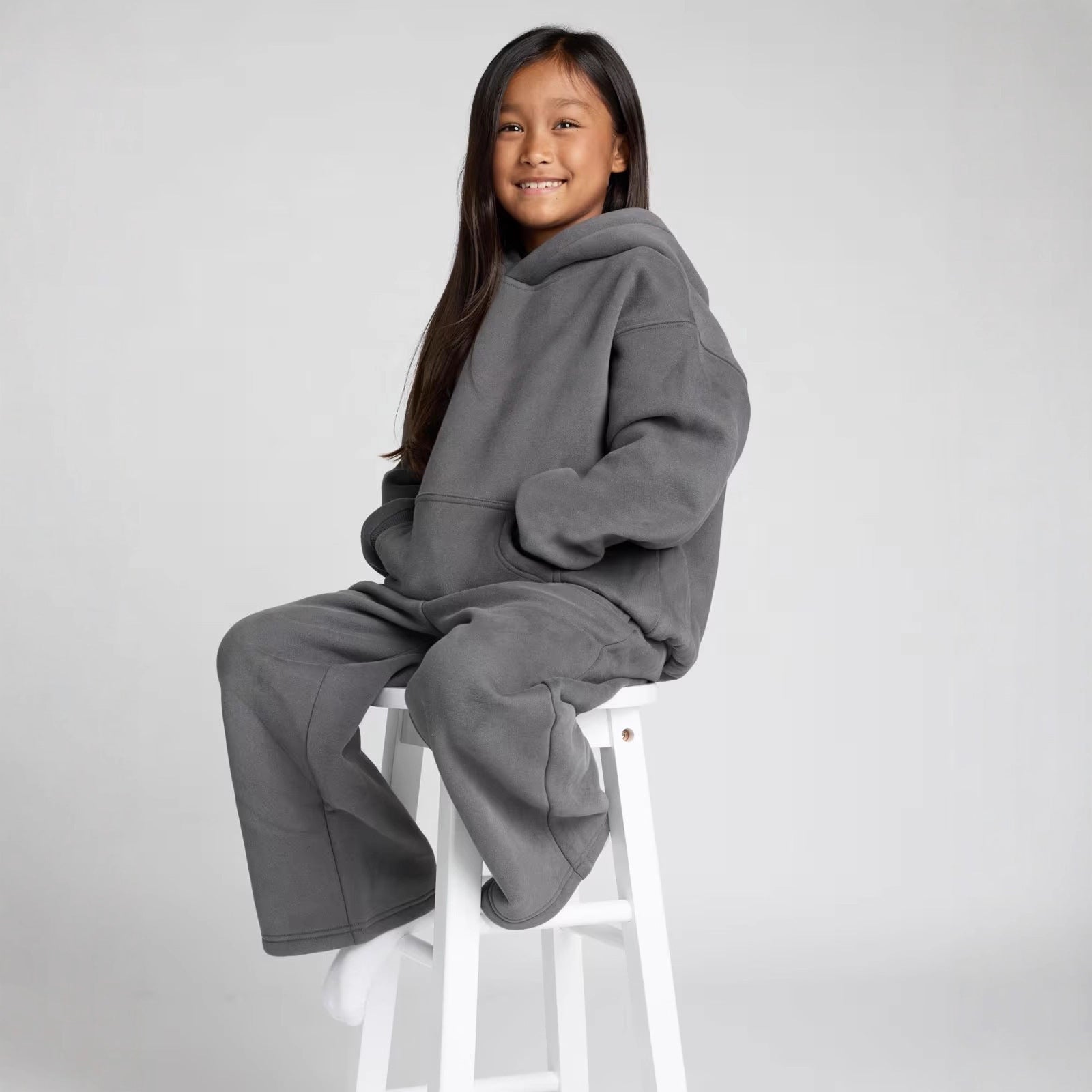 Damen Hoodie-Overall Bequem Trendy Oversized - IdealeKleiden