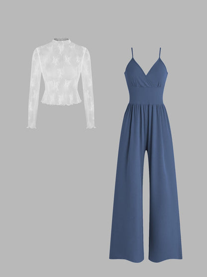 Combinaison Cocktail Femme Élégante Grande Taille