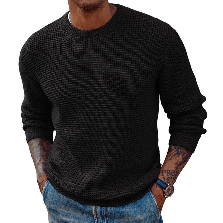 Pull-over homme texturé au design élégant