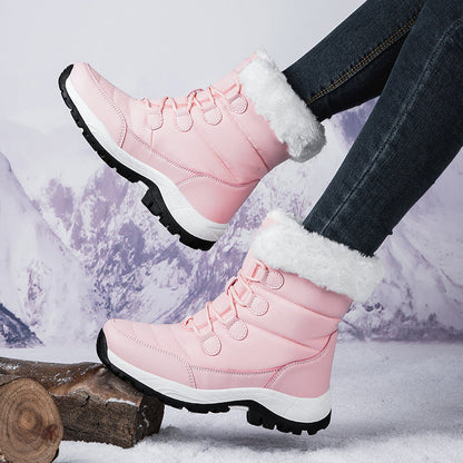 Chaussures Femme Bottes Hauteur Cheville Intérieur Polaire