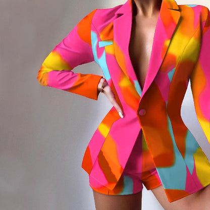 Robe élégante Imprimé léopard Cintrée Chic